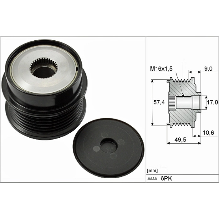 Generatorfreilauf 535 0189 10 Generatorfreilauf 535 0189 10