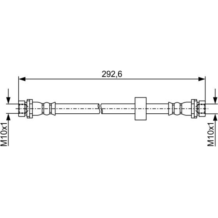 BOSCH 1 987 481 949 Bremsschlauch