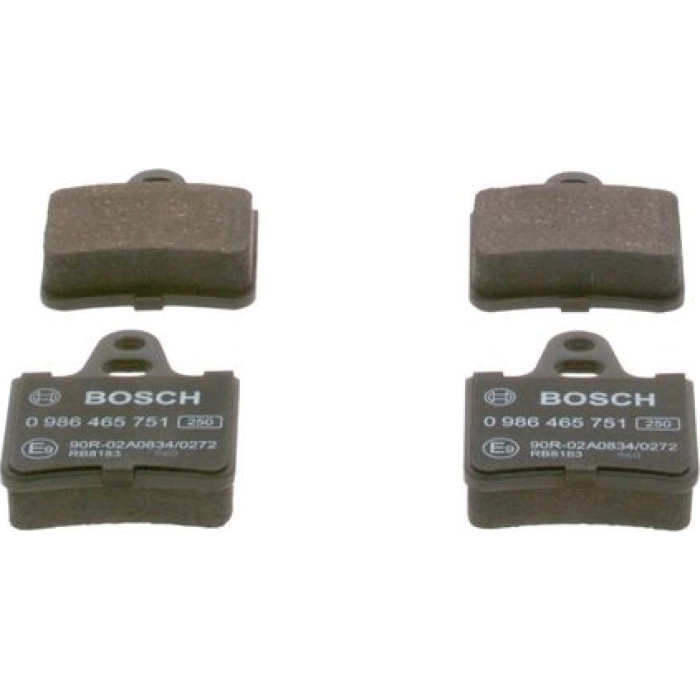 BOSCH 0 986 465 751 Bremsbelagsatz, Scheibenbremse