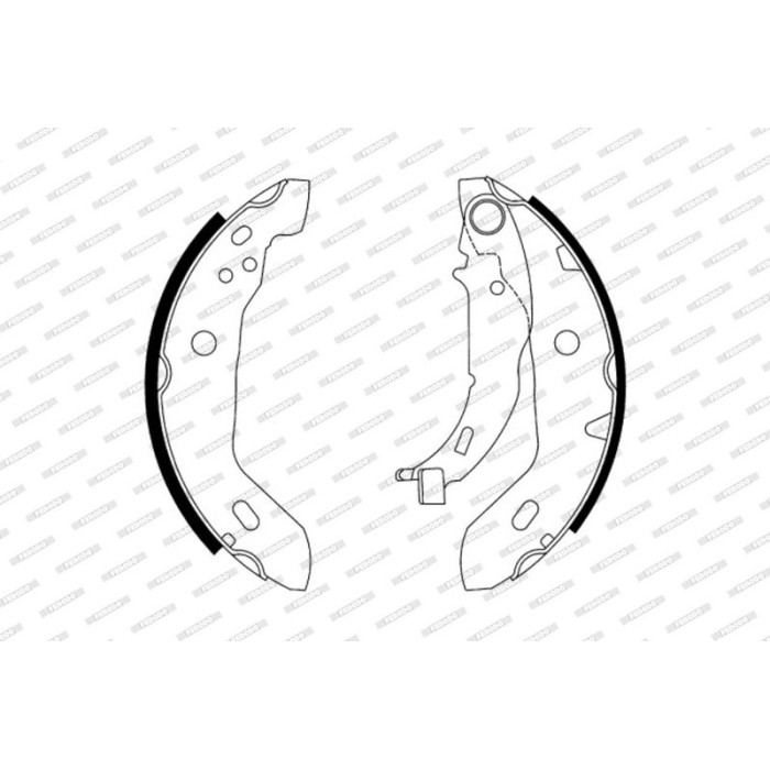 Ferodo FSB569 Bremsbackensatz PREMIER Ferodo FSB569 Bremsbackensatz PREMIER