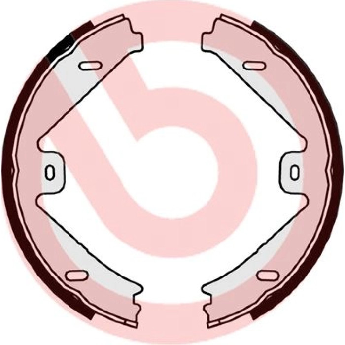 Brembo S 50 525 Bremsbackensatz, Feststellbremse ESSENTIAL LINE