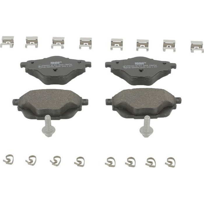 Ferodo FDB4766 Bremsbelagsatz, Scheibenbremse PREMIER ECO FRICTION Ferodo FDB4766 Bremsbelagsatz, Scheibenbremse PREMIER ECO FRICTION
