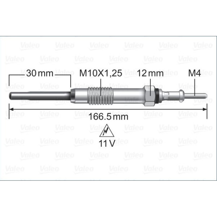 Valeo 345230 Glühkerze Valeo 345230 Glühkerze