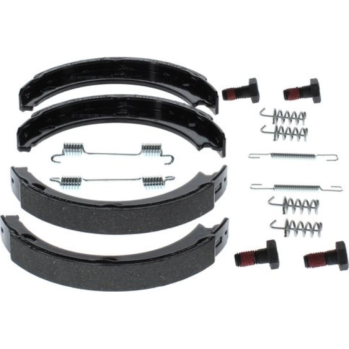 BOSCH 0 986 487 543 Bremsbackensatz, Feststellbremse BOSCH 0 986 487 543 Bremsbackensatz, Feststellbremse