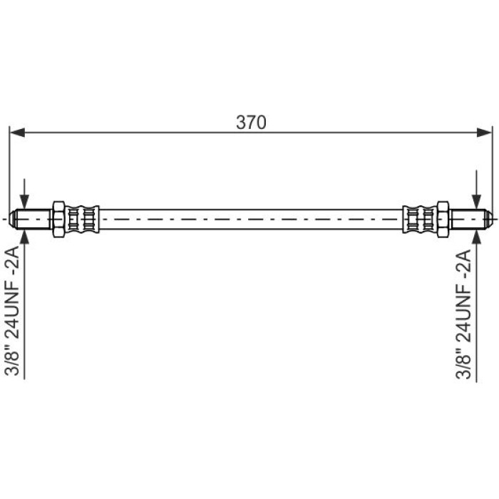 BOSCH 1 987 476 475 Bremsschlauch BOSCH 1 987 476 475 Bremsschlauch