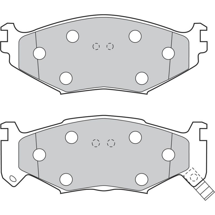 Valeo 598600 Bremsbelagsatz, Scheibenbremse