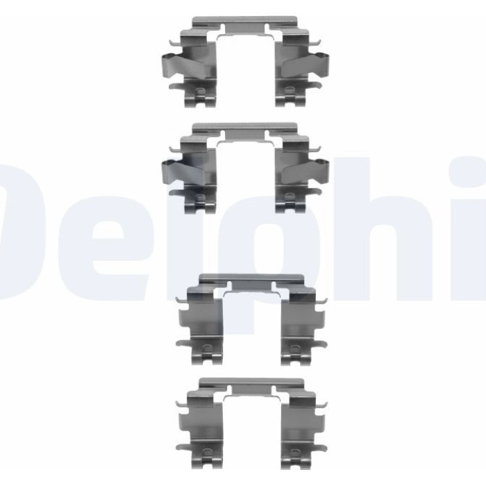 Delphi LX0298 Zubehörsatz, Scheibenbremsbelag