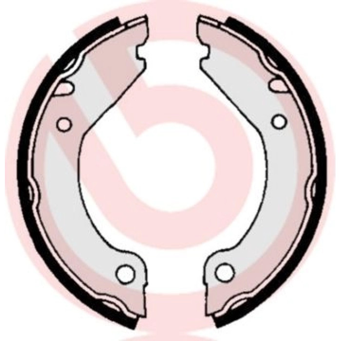 Brembo S 86 501 Bremsbackensatz, Feststellbremse ESSENTIAL LINE Brembo S 86 501 Bremsbackensatz, Feststellbremse ESSENTIAL LINE