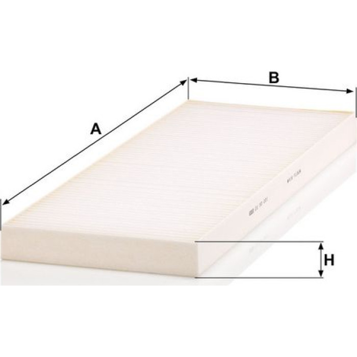 MANN-FILTER CU 50 001 Innenraumfilter, Partikelfilter MANN-FILTER CU 50 001 Innenraumfilter, Partikelfilter