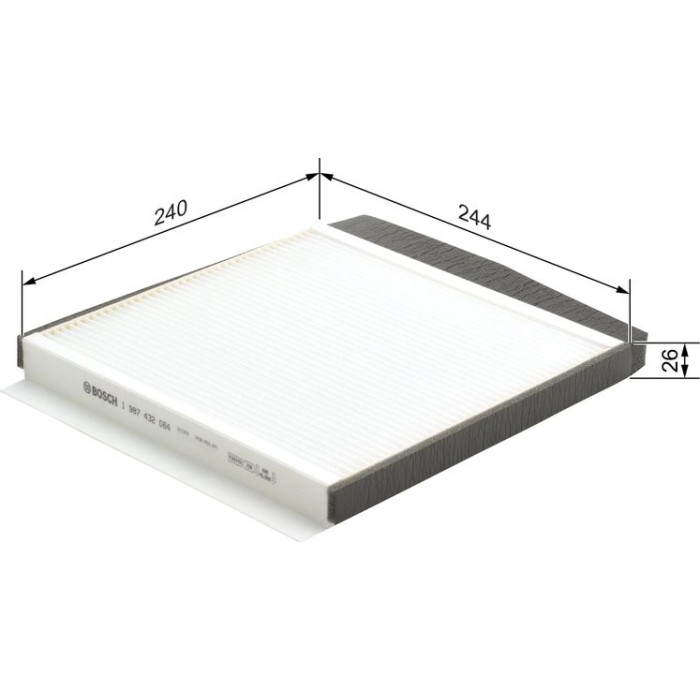 BOSCH 1 987 432 064 Innenraumfilter BOSCH 1 987 432 064 Innenraumfilter