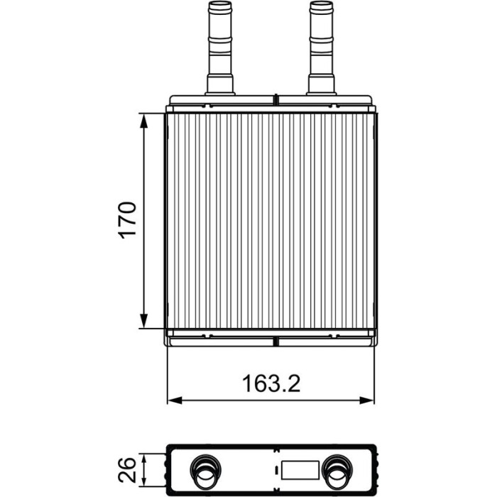 Valeo 812409 Wärmetauscher, Innenraumheizung Valeo 812409 Wärmetauscher, Innenraumheizung