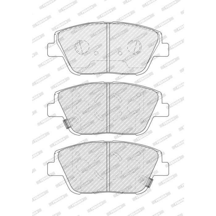 Ferodo FDB4831 Bremsbelagsatz, Scheibenbremse PREMIER ECO FRICTION Ferodo FDB4831 Bremsbelagsatz, Scheibenbremse PREMIER ECO FRICTION