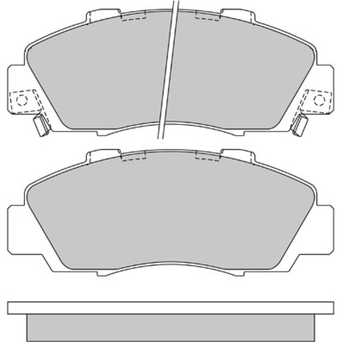 Metzger 1170373 Bremsbelagsatz, Scheibenbremse