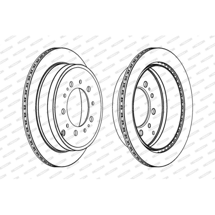 Ferodo DDF1799C-1 Bremsscheibe PREMIER Ferodo DDF1799C-1 Bremsscheibe PREMIER