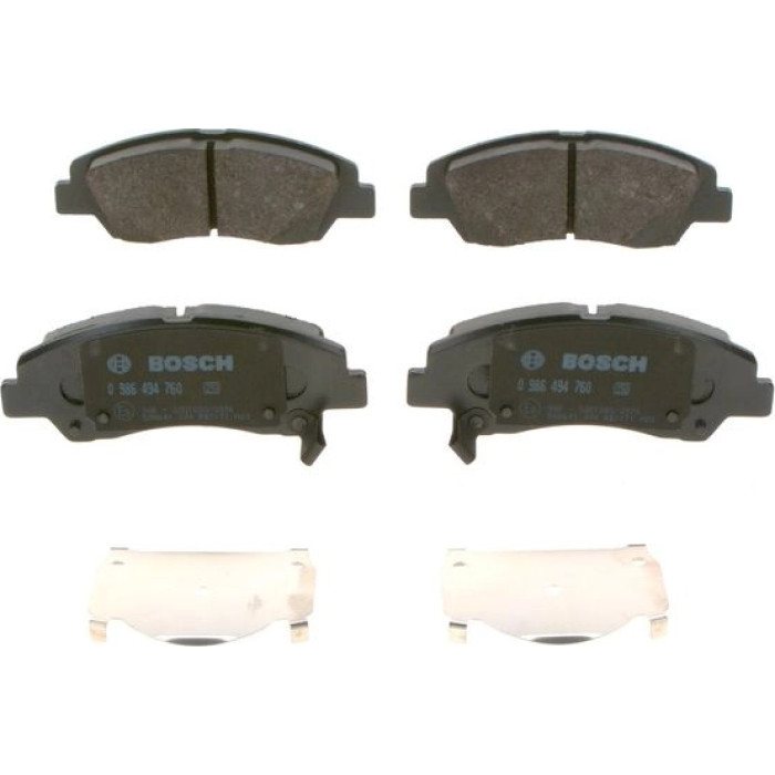 BOSCH 0 986 494 760 Bremsbelagsatz, Scheibenbremse BOSCH 0 986 494 760 Bremsbelagsatz, Scheibenbremse