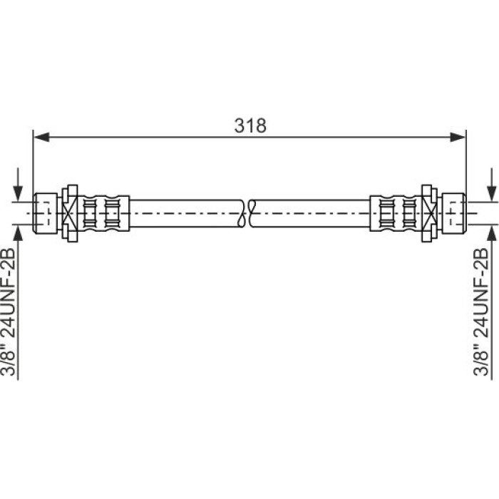 BOSCH 1 987 476 165 Bremsschlauch