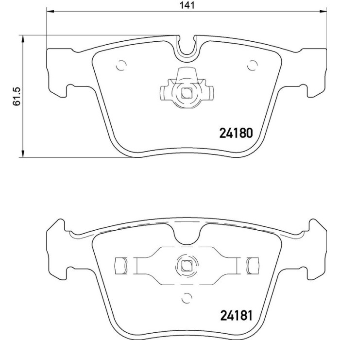Brembo P 50 116 Bremsbelagsatz, Scheibenbremse PRIME LINE Brembo P 50 116 Bremsbelagsatz, Scheibenbremse PRIME LINE