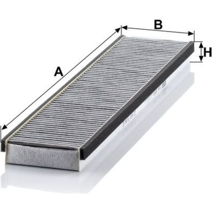 MANN-FILTER CUK 5257 Innenraumfilter, Aktivkohlefilter MANN-FILTER CUK 5257 Innenraumfilter, Aktivkohlefilter