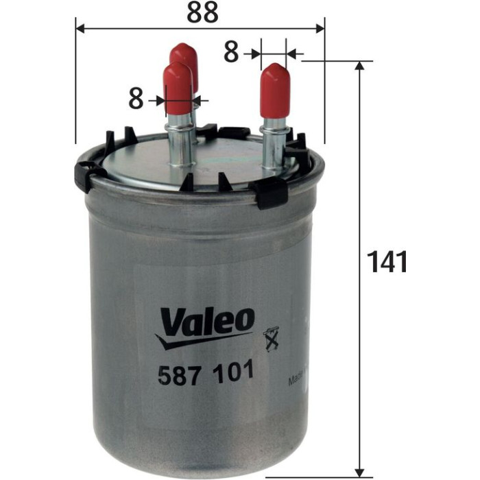 Valeo 587101 Kraftstofffilter