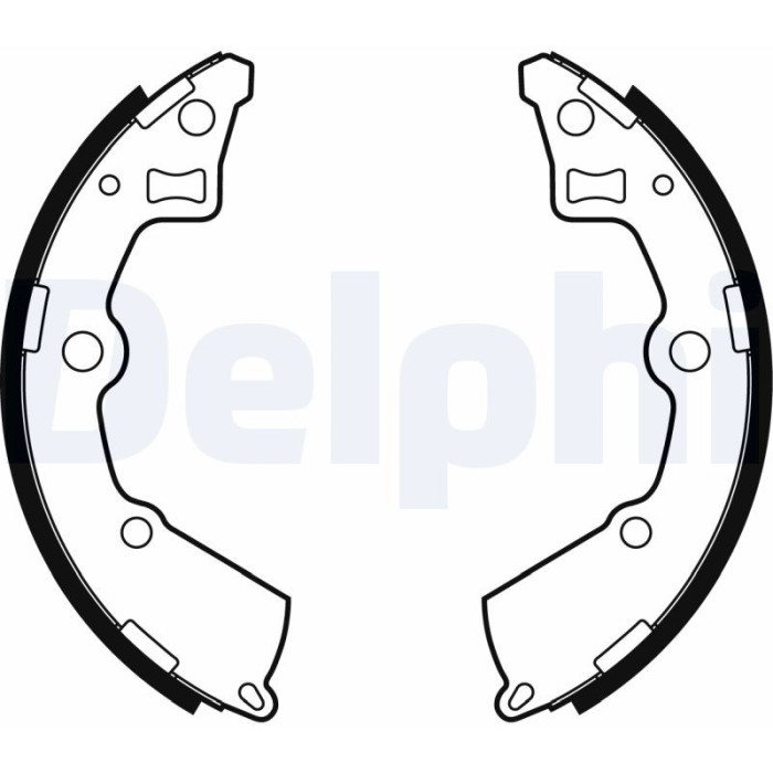 Delphi LS2005 Bremsbackensatz