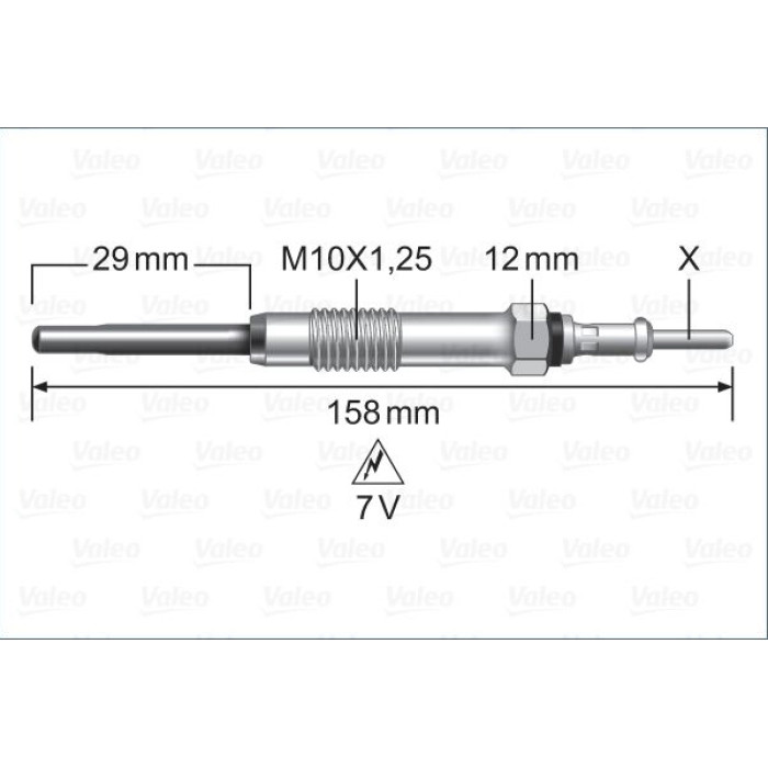 Valeo 345260 Glühkerze Valeo 345260 Glühkerze