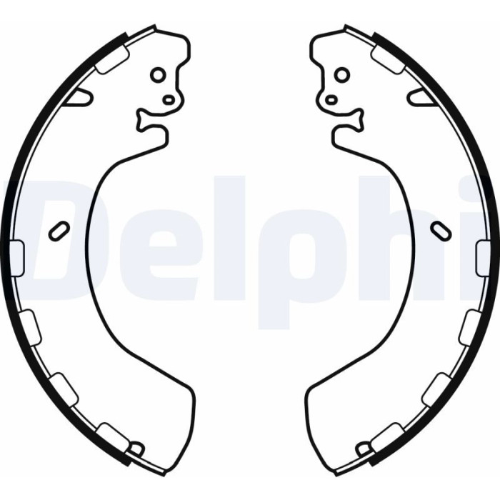 Delphi LS2057 Bremsbackensatz