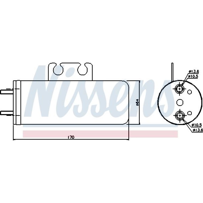 Nissens 95316 Trockner, Klimaanlage Nissens 95316 Trockner, Klimaanlage