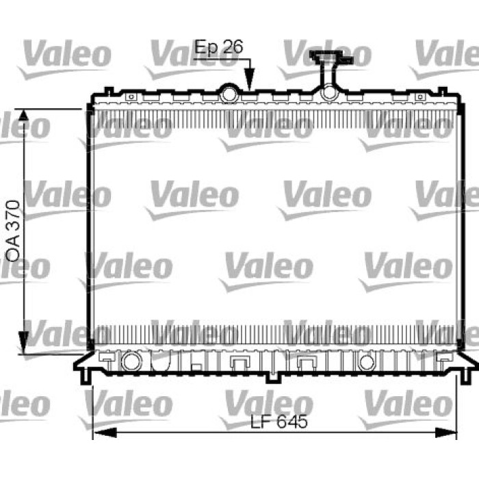 Valeo 735501 Kühler, Motorkühlung Valeo 735501 Kühler, Motorkühlung