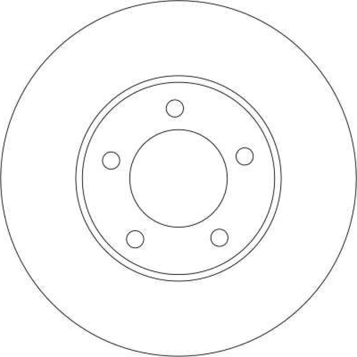 TRW DF4384 Bremsscheibe