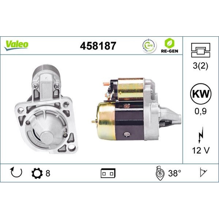 Valeo 458187 Starter RE-GEN - AT Valeo 458187 Starter RE-GEN - AT