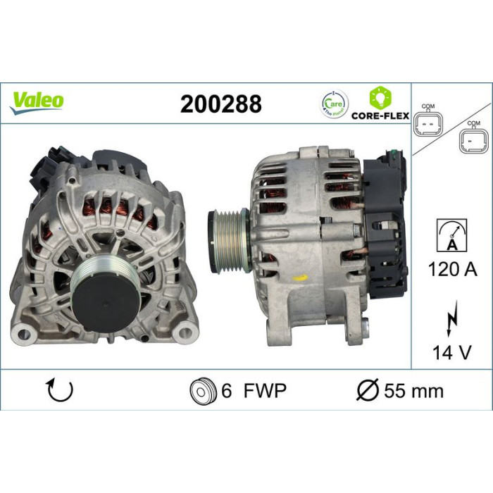 Valeo 200288 Generator CORE-FLEX Valeo 200288 Generator CORE-FLEX