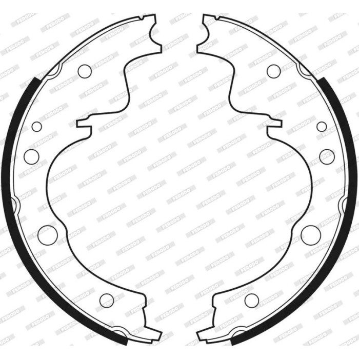 Ferodo FSB384 Bremsbackensatz PREMIER Ferodo FSB384 Bremsbackensatz PREMIER