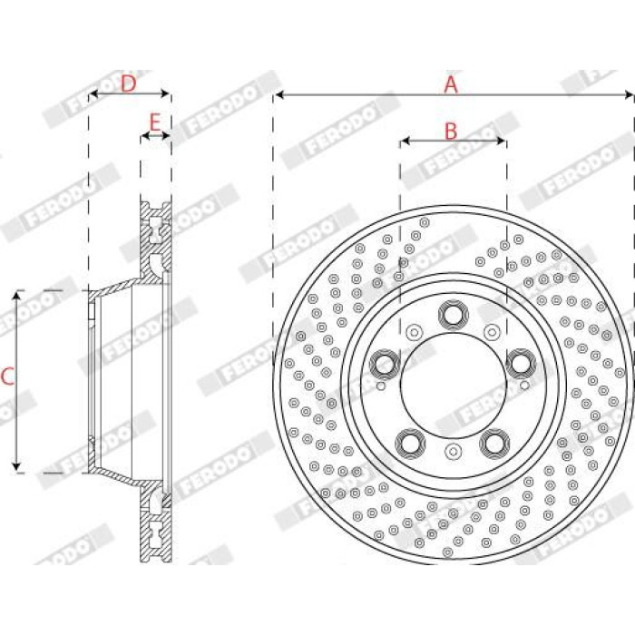 Bremsscheibe DDF2131RC-1 Bremsscheibe DDF2131RC-1