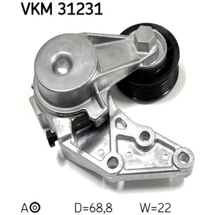 SKF VKM 31231 Spannrolle, Keilrippenriemen SKF VKM 31231 Spannrolle, Keilrippenriemen