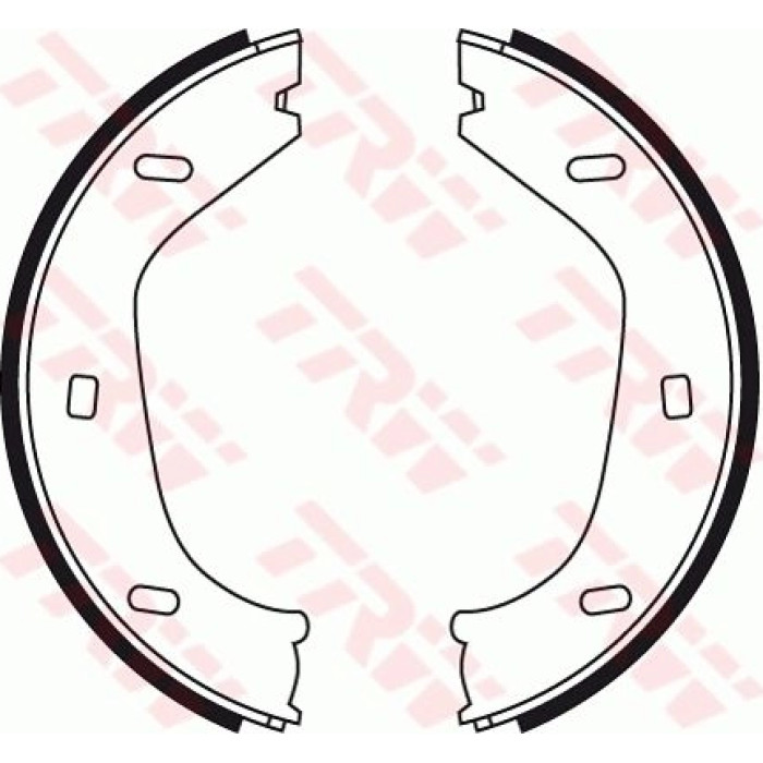 TRW GS8219 Bremsbackensatz, Feststellbremse