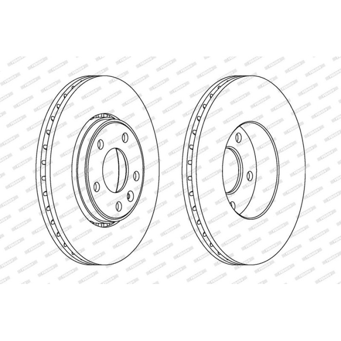 Ferodo DDF1204C-1 Bremsscheibe PREMIER Coat+ disc