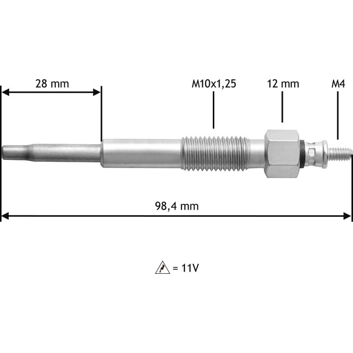 Valeo 345155 Glühkerze Valeo 345155 Glühkerze