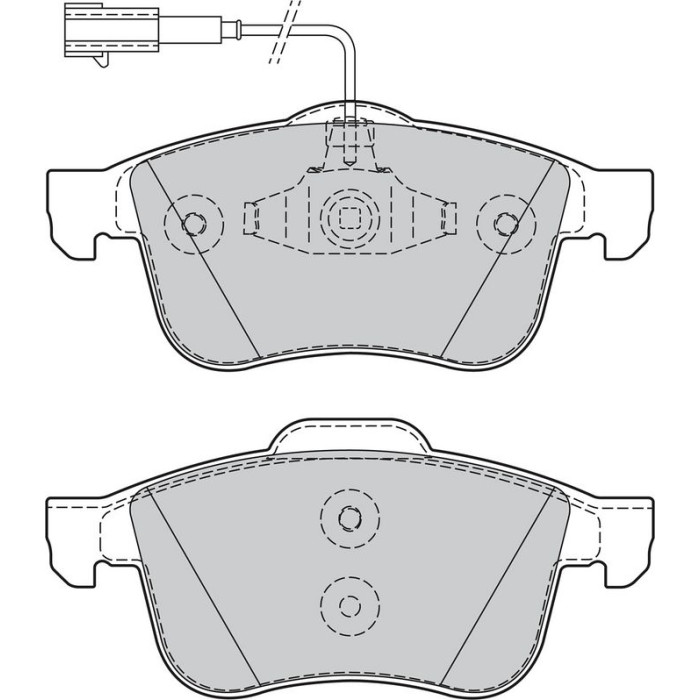 Valeo 601144 Bremsbelagsatz, Scheibenbremse Valeo 601144 Bremsbelagsatz, Scheibenbremse
