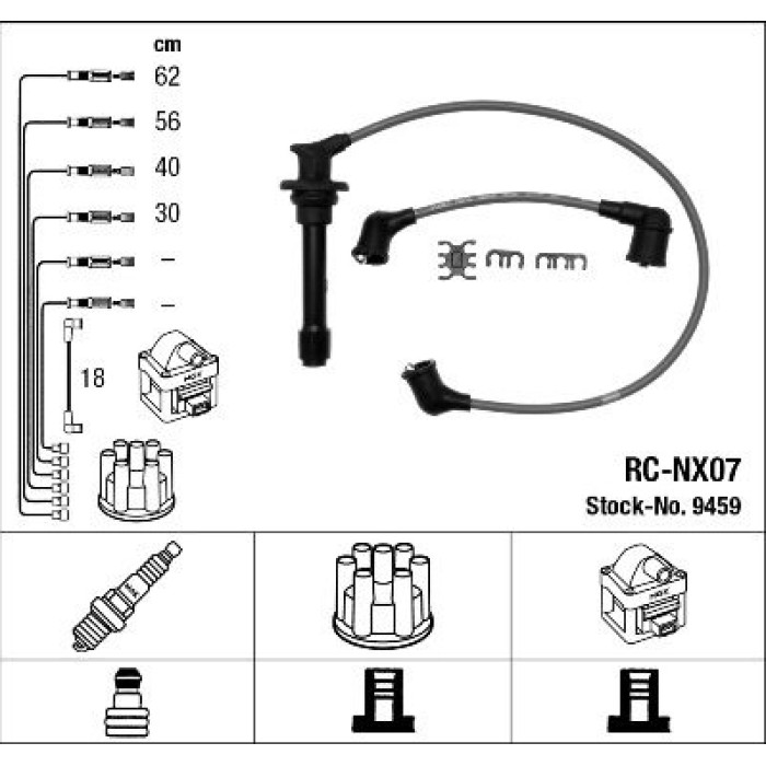 NGK 9459 Zündleitungssatz