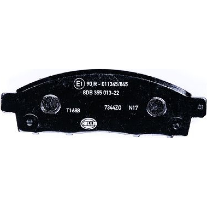 Hella 8DB 355 013-221 Bremsbelagsatz, Scheibenbremse Hella 8DB 355 013-221 Bremsbelagsatz, Scheibenbremse