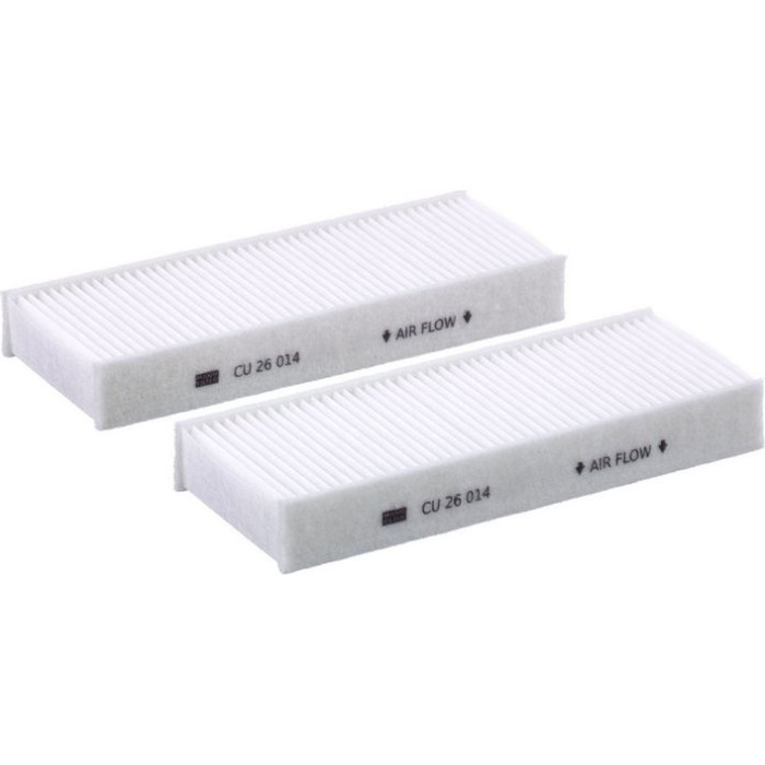 MANN-FILTER CU 26 014-2 Innenraumfilter, Partikelfilter MANN-FILTER CU 26 014-2 Innenraumfilter, Partikelfilter