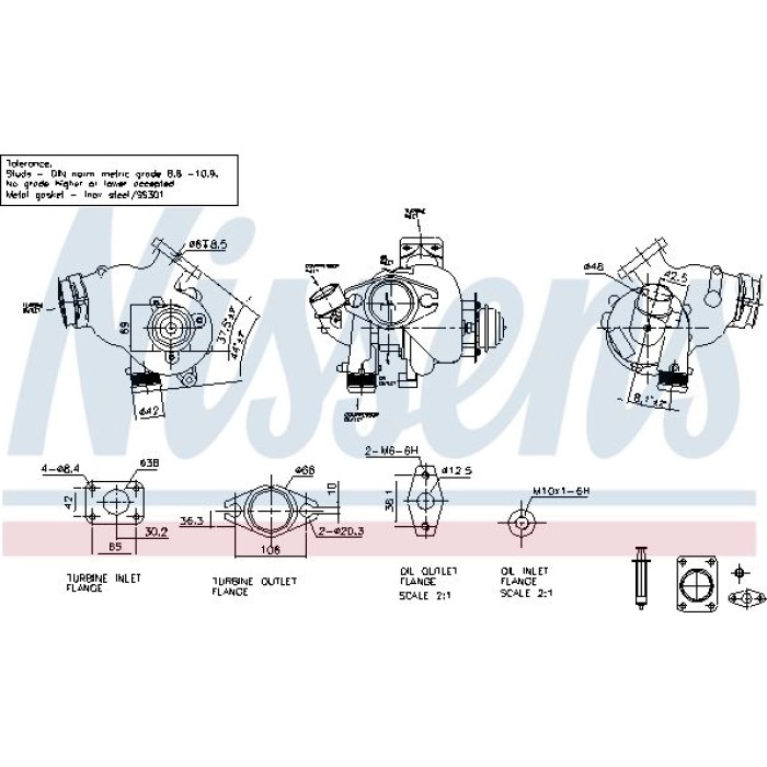 Nissens Turbolader 93281 Nissens Turbolader 93281