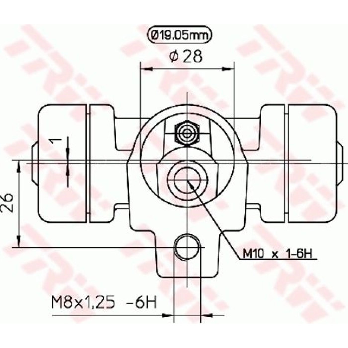 TRW BWD138 Radbremszylinder TRW BWD138 Radbremszylinder