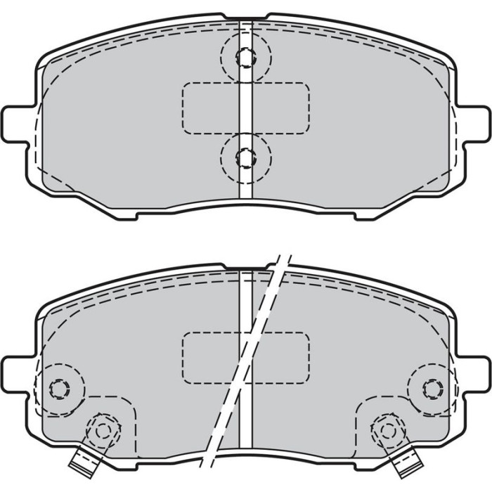 Valeo 601131 Bremsbelagsatz, Scheibenbremse