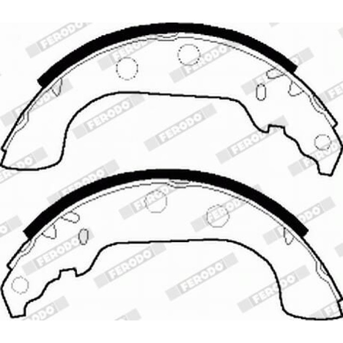Ferodo FSB268 Bremsbackensatz PREMIER Ferodo FSB268 Bremsbackensatz PREMIER