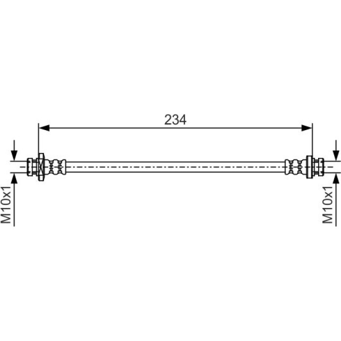 BOSCH 1 987 481 079 Bremsschlauch