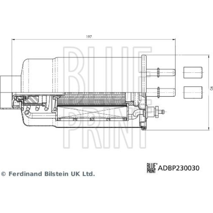 Blue Print ADBP230030 Kraftstofffilter Blue Print ADBP230030 Kraftstofffilter