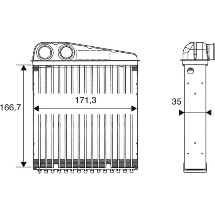 Valeo 812250 Wärmetauscher, Innenraumheizung Valeo 812250 Wärmetauscher, Innenraumheizung