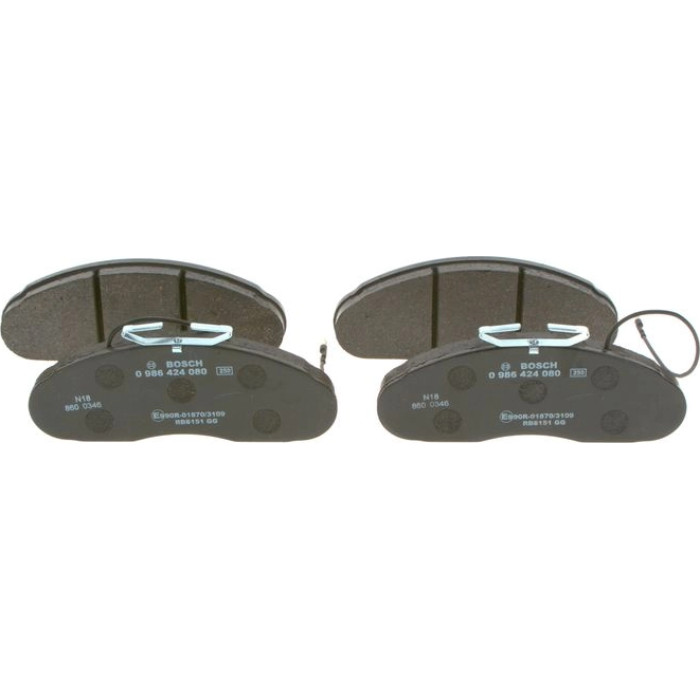 BOSCH 0 986 424 080 Bremsbelagsatz, Scheibenbremse