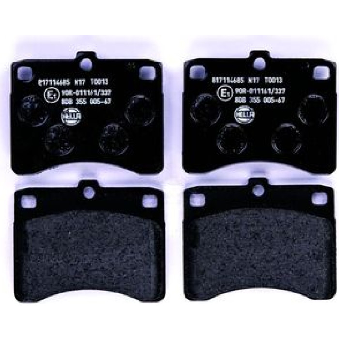 Hella 8DB 355 005-671 Bremsbelagsatz, Scheibenbremse